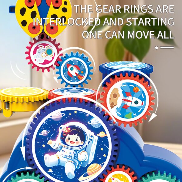 MIEBELY STEM Learning Gears Toys for Boys Girls Age3 4 5 Years Old, Toddler Engineers Building Toy Set for 3-5, Cars Toy for Kids, Birthday Gift for Kid and Toddler Toys, Kindergarten Science