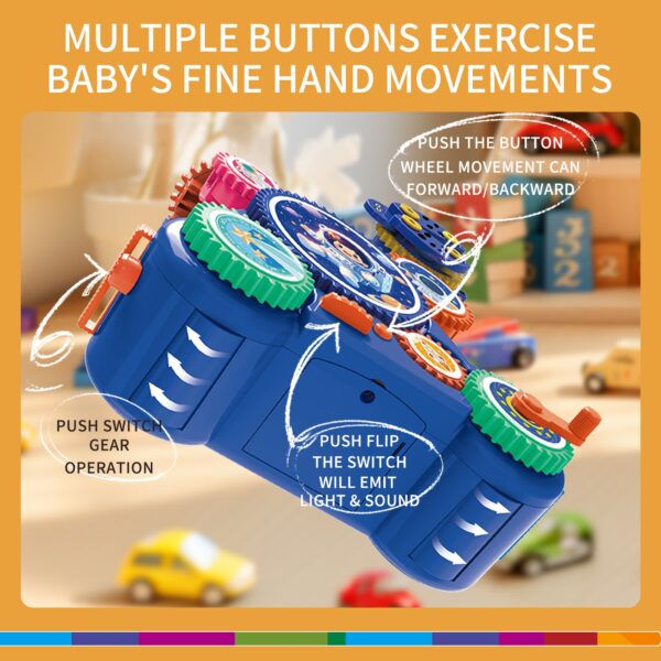 MIEBELY STEM Learning Gears Toys for Boys Girls Age3 4 5 Years Old, Toddler Engineers Building Toy Set for 3-5, Cars Toy for Kids, Birthday Gift for Kid and Toddler Toys, Kindergarten Science