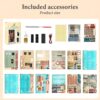 MIEBELY Book Nook Kits for Adults, DIY Miniature House Kit with 2 Lights, Tiny House Booknook for Adults, Teen and Beginners to Build, 3D Wooden Puzzle Dollhouse Creative Idea Gift for Book Lover